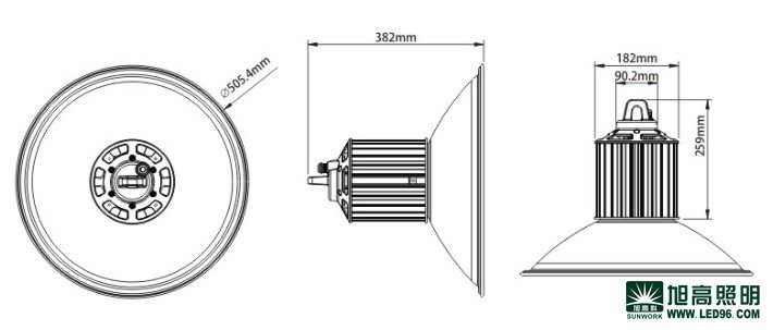 120W LED工矿灯